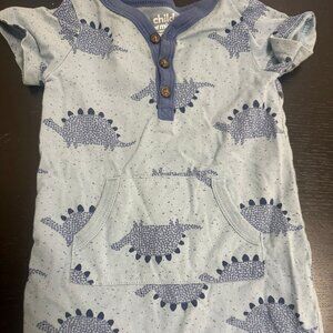 Adorable Blue Dinosaur Onesie - Size 6-9 Months